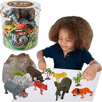3d Live Life 3.dx41379 Bin Playset Wild Forest, Multi-Colour