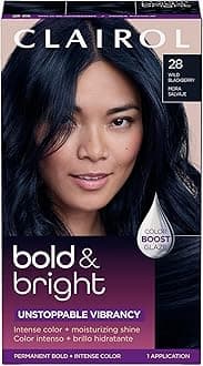 Bold & Bright Permanent Hair Dye, 28 Wild Blackberry Hair Color, Pack of 1