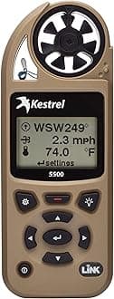 Kestrel 5500 Weather Meter with LiNK and Vane Mount, Tan