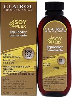 Clairol Professional Liquicolor Permanent for Hair, 12g/10g Lighter Golden Blonde, 2 oz.