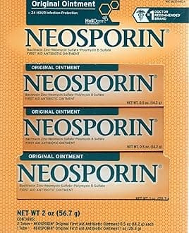 Neosporin Original First Aid Antibiotic Ointment Combo Pack, 2oz