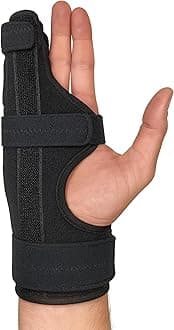 Metacarpal Finger Splint Hand Brace | Little Pinky Finger Splint For Boxer Fractures l Broken Ring or Hands Cast |Trigger Immobilizer Straightener l Ulnar Gutter Support | Boxer Brace | RIGHT S/M