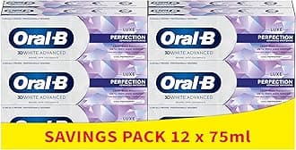 3D White Advanced Luxe Perfection Toothpaste 12 x 75ml Multipack