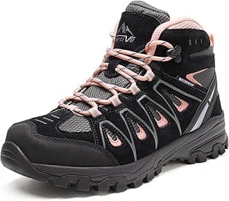 NORTIV 8 Women's Hiking Boots Waterproof Walking Boots for Trekking Camping Backpacking Outdoor Hiking Shoes