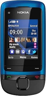 c2-05 slider phone blue