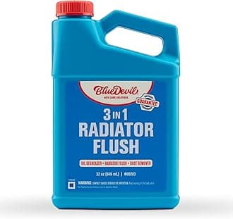 BlueDevil Radiator Flush – 32 oz | Deep Cleaning Coolant System Flush | Removes Rust, Scale & Grime