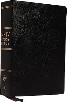 NKJV Study Bible, Premium Bonded Leather, Black, Comfort Print: The Complete Resource for Studying God's Word