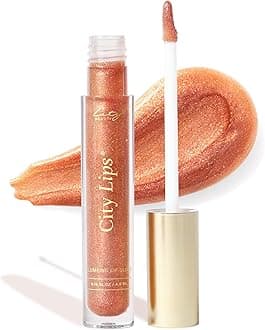 City Beauty City Lips Plumping Lip Gloss - High-Shine Gloss for Fuller, Younger-Looking Lips | Hydrating & Smoothing Lip Treatment Hyaluronic Acid