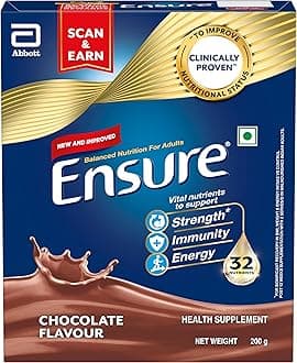 Complete, Balanced Nutrition Drink For Adults 200g, Chocolate Flavour, Now With A Special Ingredient HMB And 32 Essential Nutrients To Help Build & Protect Muscle Strength