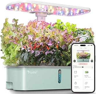 LETPOT LPH-Air Hydroponic Grow System Kit 10 Capsules Smart Indoor Garden App Controlled & WiFi