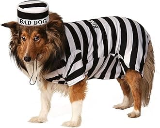 Rubies Prisoner Pet Costume for Dogs or Cats, Small
