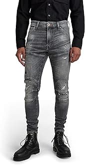 G-STAR Womens 5620 3D Zip Knee Skinny Fit Jeans