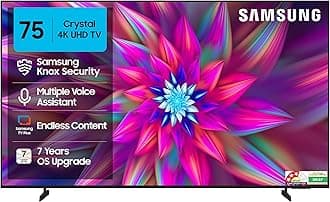 Samsung 189 cm (75 inches) Crystal 4K Ultra HD Smart LED TV UA75UE85AFULXL (Black)