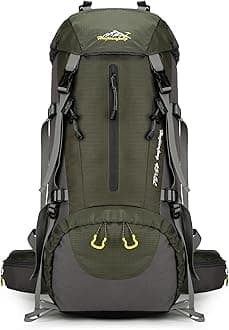 50L Backpack, Great for Outdoor sport, Hiking, Trekking, Camping Travel, Mountain Climbing. Waterproof Mountaineering Bag, Travel Climbing Daypacks, Knapsack, Rucksack