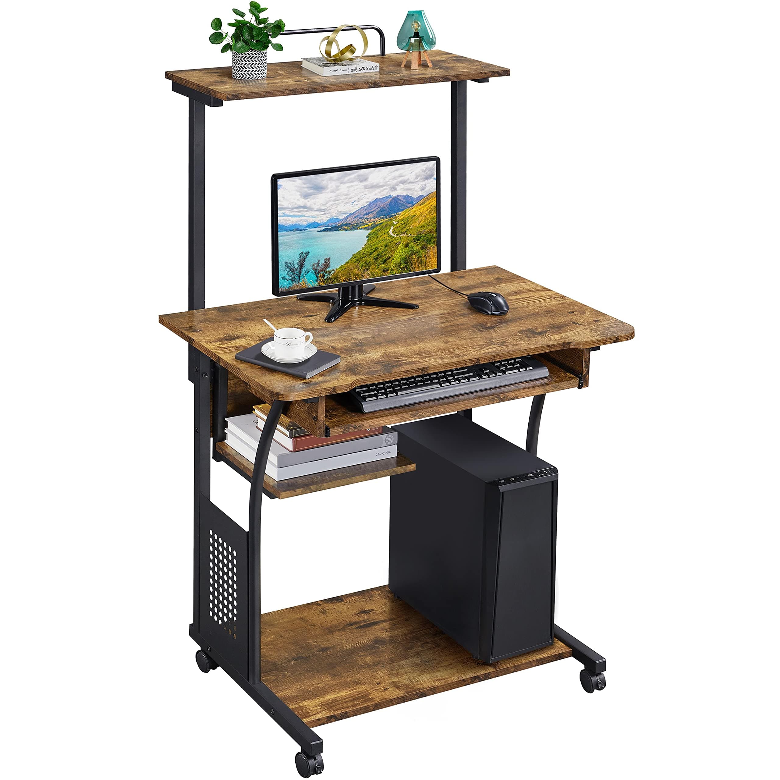 3 Tiers Computer Desk