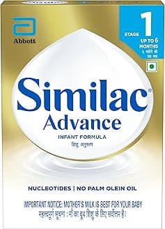 Similac Advance Stage 1 Infant Formula, Up to 6 Months, 400g Box, with Immunity Building Nucleotides at TPAN level, Powder