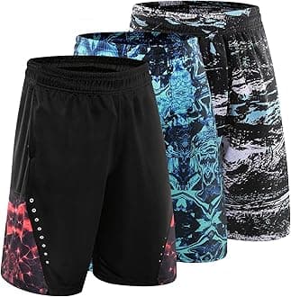 3PCS / Set Men's Running Shorts Quick Dry Running Shorts Basketball Pants Sports Pants (3pcs Short/Set4,5XL)
