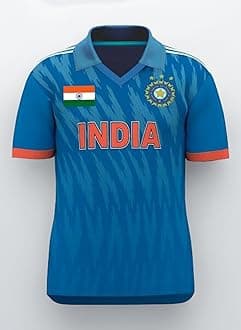 Cricket T-Shirt Sports Jersey Top – Men Women Unisex Short Sleeve Cricket Shirt for Australia India Pakistan England Afghanistan Sri Lanka Breathable Lightweight Sportswear