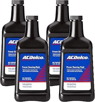 ACDelco GM Original Equipment 10-5074 Power Steering Fluid - 16 oz (Pack of 4)