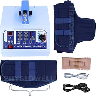 Physiowell Advance Cervical Lumber Traction (Digital Mode) Traction Machine for Physiotherapy Machine for Lumber Cervical Neck Traction Device