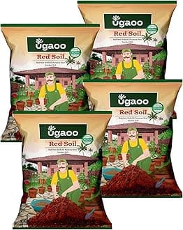 UGAOO Garden Red Soil for All Vegetables, Fruits, Flowers, Trees shrubs, and House Plants - 20 Kg