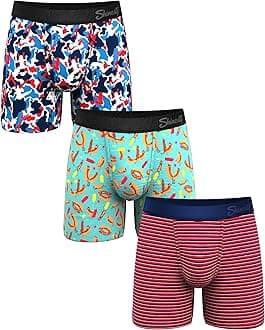 ShinestyHammock Support Mens Boxer Briefs | Underwear Flyless | 3 Pack