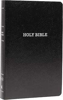 KJV Holy Bible: Gift and Award, Black Leather-Look, Red Letter, Comfort Print: King James Version