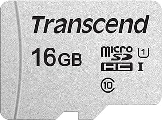 Transcend 16GB microSDHC Micro SD Card UHS-I U1 C10, Up to 95MB/s, Full HD Video Memory Card for Nintendo Switch, Steam Deck, ROG Ally, MSI Claw, GoPro, DJI, Insta360, Wyze Cam, Dash Cam, Home Camera