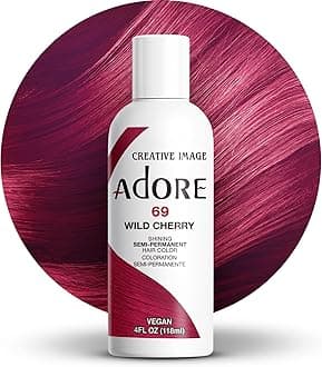 Adore Shining Semi-Permanent Hair Color - Wild Cherry - 118ml