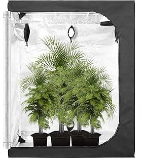 GA Grow Tent 120X60X150 CM 48"x24"x60" C-Series Reflective Mylar Hydroponic Grow Tent with and Waterproof Floor Tray for Indoor Plant Growing 4x2 (120x60x150 CM)