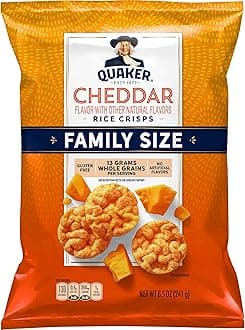 Quaker Rice Crisps Cheddar, 8.5 Oz