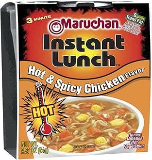 MaruchanHot & Spicy Chicken Flavor Instant Lunch 2.25Oz (24 Pack)