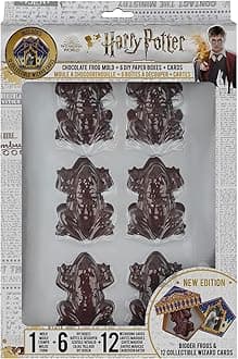 Harry Potter - Chocolate Frog Mold (12 Wizard Card, 6 DIY Boxes) - Official License