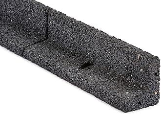 4 ft. Easy to Install No Digging Flexible and Sturdy Rubber Landscape Edging in Gray (6-Pack) Installation Hardware Included