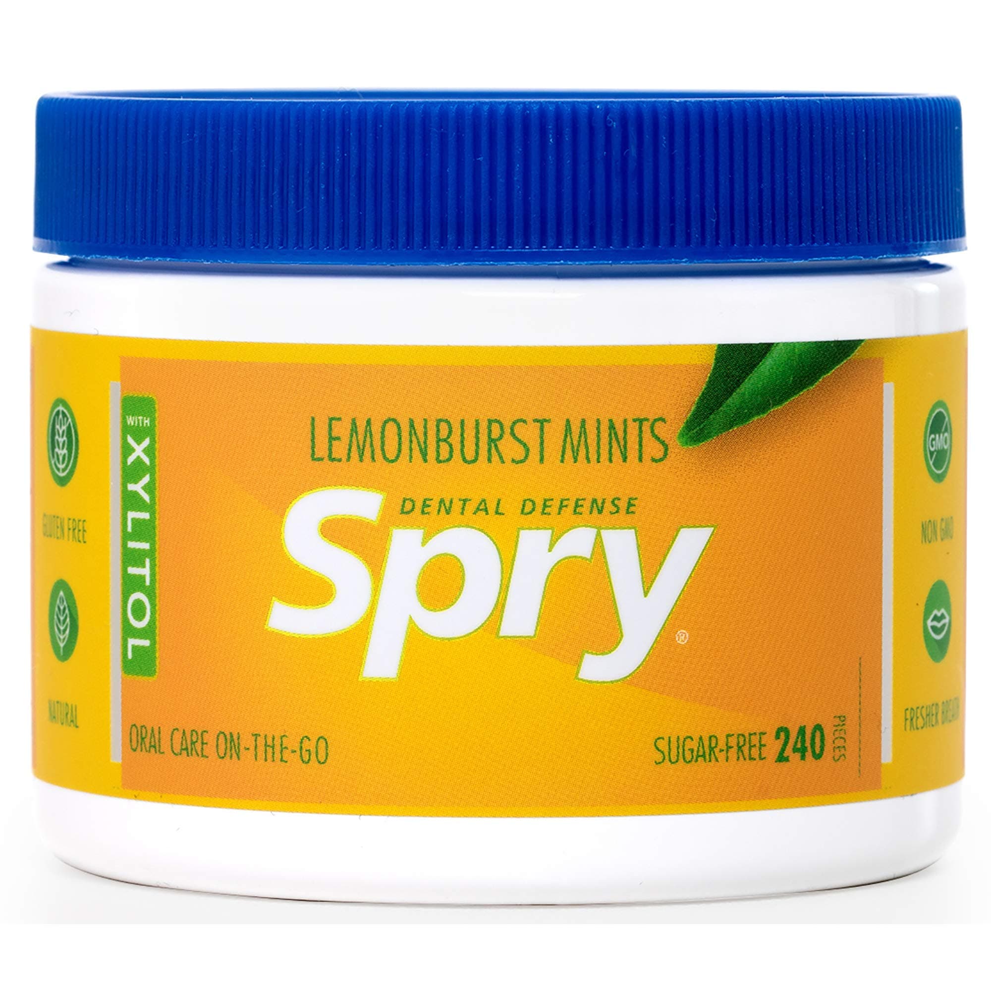 Spry Mints 100% Xylitol, Lemon Blast 240 Count by Xlear Inc