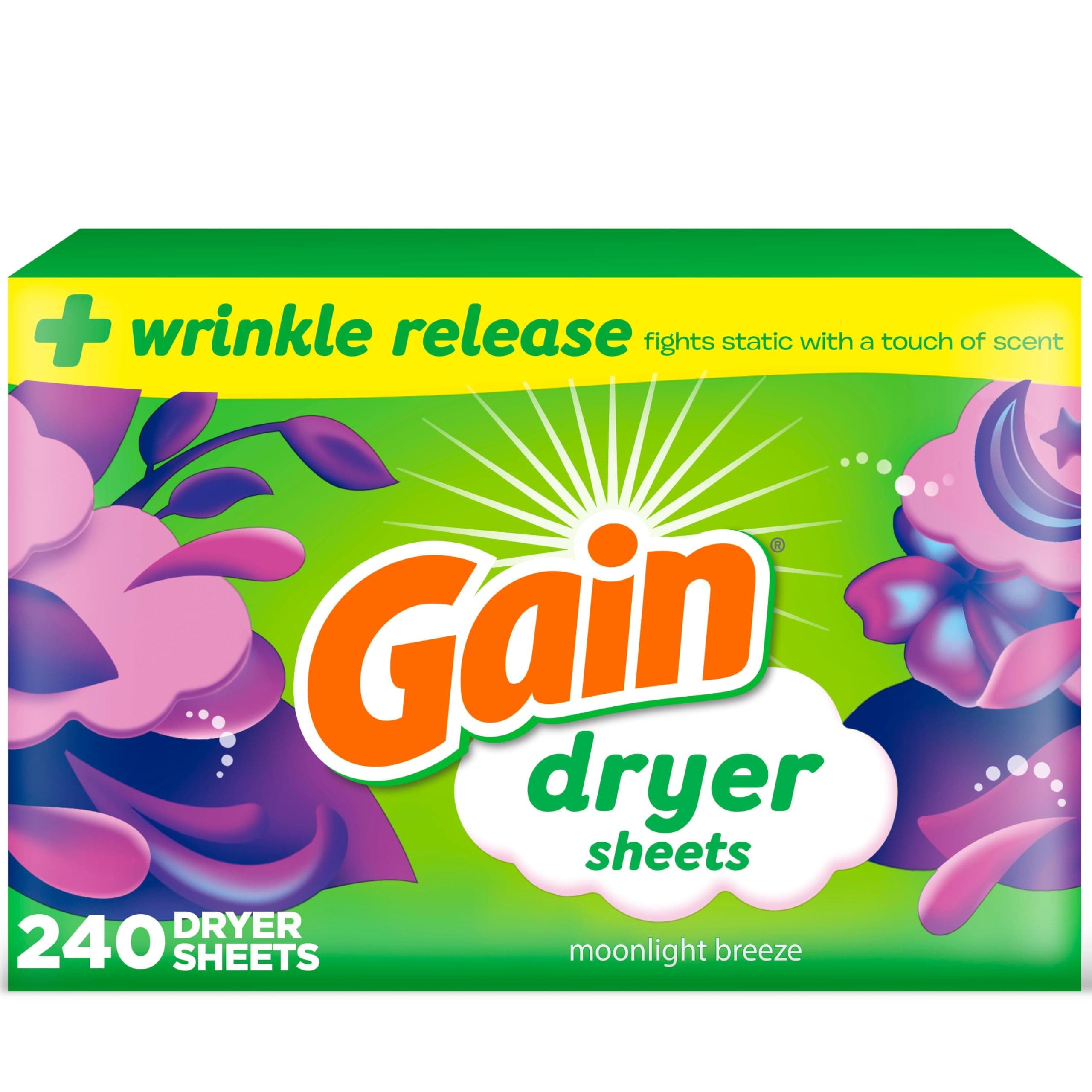 Gain Dryer Sheets, Moonlight Breeze, Moonlight Breeze, 240 Count