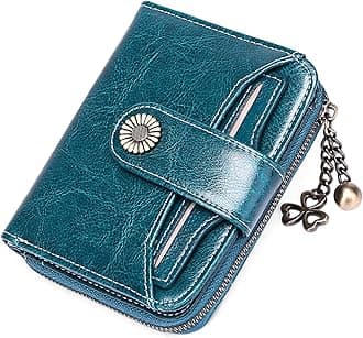 SENDEFN Women's Genuine Leather Bifold Wallet, Popular, Fashionable, Good Texture, RFID & Magnetic Skimming Prevention (with Coin Purse), 1 piece
