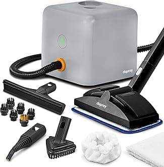 Neat Plus Steam Cleaner with 17-Piece Accessory Kit. A powerful multi-purpose steamer designed for deep cleaning floors, upholstery, grout, and more, offering versatile performance.