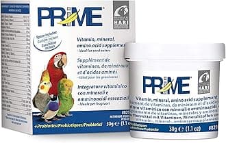 Hari Hagen Prime Parrot Vitamin, Mineral and Amino Acid Supplement for Seed Eating Birds, 1.1 oz