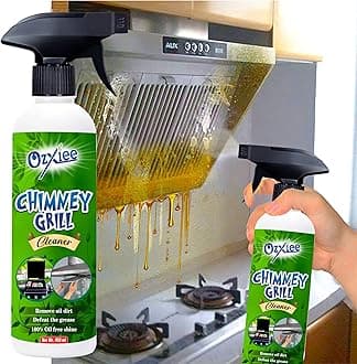 Chimney & Grill Cleaner spray (450ml) Cleaning Liquid for Chimney, Microwave Ovens, Grills, Gas Stoves, Exhaust Fans & Deep Fryers | Kitchen grease cleaner