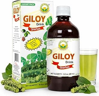 Giloy Juice Drink Sharbat – 16.23 Fl Oz (480ml) | Herbal Tinospora Cordifolia Juice | Refreshing Daily Drink for Wellness & Balance | No Added Sugar or Preservatives