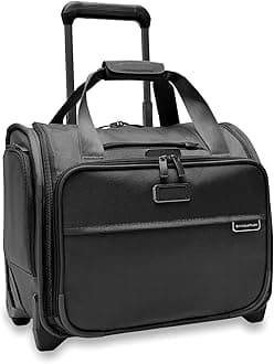 2-Wheel Cabin Bag, Black,16-inch Baseline Underseat Cabin Bag