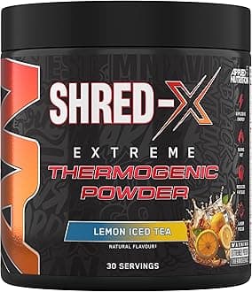 Applied Nutrition Shred X Fat Burner - ABE All Black Everything Fat Burner, Thermo Weight Management (300g - 30 Servings) (Lemon Ice Tea)