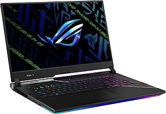 ASUSROG Strix Scar 17 SE (2022) Gaming Laptop, 17.3 inch 240Hz IPS QHD, NVIDIA GeForce RTX 3080 Ti, Intel Core i9 Processor, 32GB DDR5, 2TB SSD, Per-Key RGB Keyboard, Windows 11 Pro, G733CX-XS97