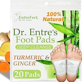 Dr. Entre's Detox Foot Patches Turmeric & Ginger - 20 Pack