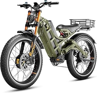 eAhora Romeo Pro 3 [2026] Peak 5600W Electric Bike for Adults 50Mph, 60V 80Ah Battery 250 Miles,Long Range Dual Motors Ebike,26"*4.0 Fat Tire Full Suspension