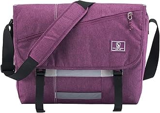 OIWAS Messenger Bag for Women, 15.6 Inch Laptop Satchel Bags for Women Crossbody Shoulder Bag Large Briefcase Computer Bag Work Travel Purple