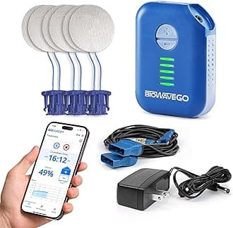 BIOWAVEGO Medical Grade TENS Unit Upgrade Electro Stim Clinically Proven ESTIM, Chronic Pain & Recovery - HSA FSA Eligible, Comfortable Superior to Muscle Stimulator TENS Machines for Pain Relief