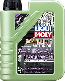 20230 Molygen New Generation 5W-40 Motor Oil, 1 Liter