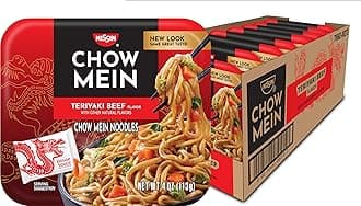 Chow Mein Noodles, Teriyaki Beef, 4 Ounce (Pack of 8)